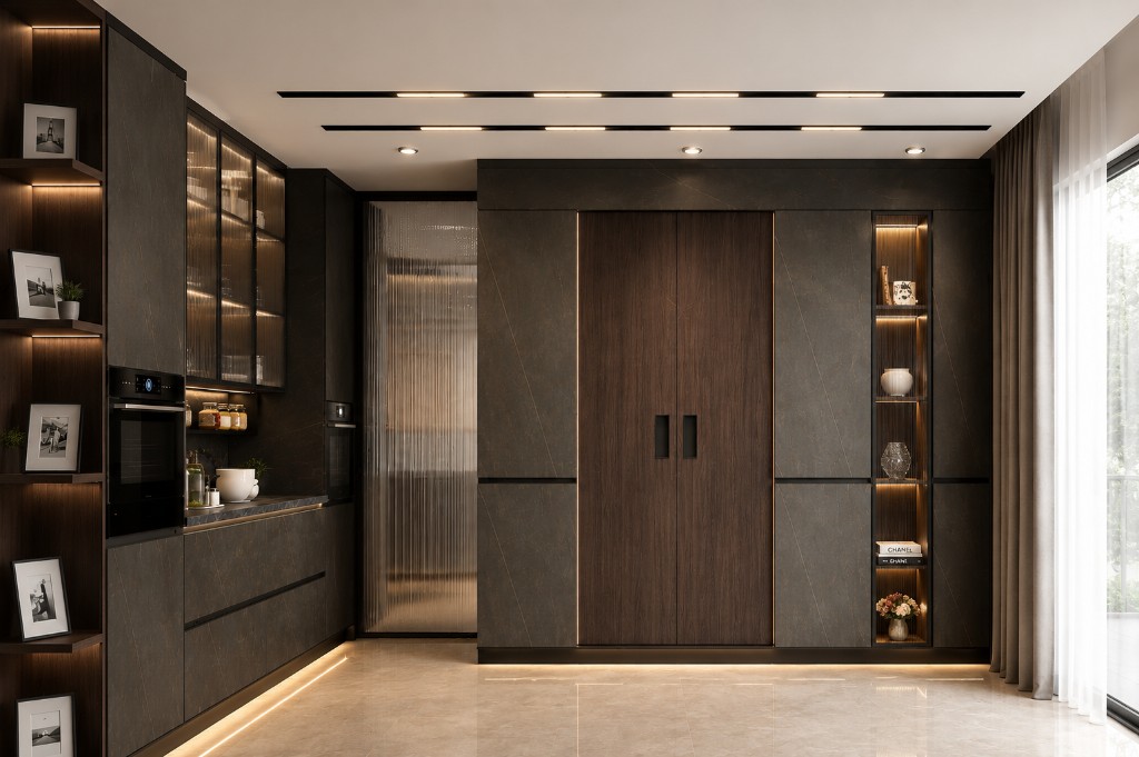 Charcoal Fluted Suite