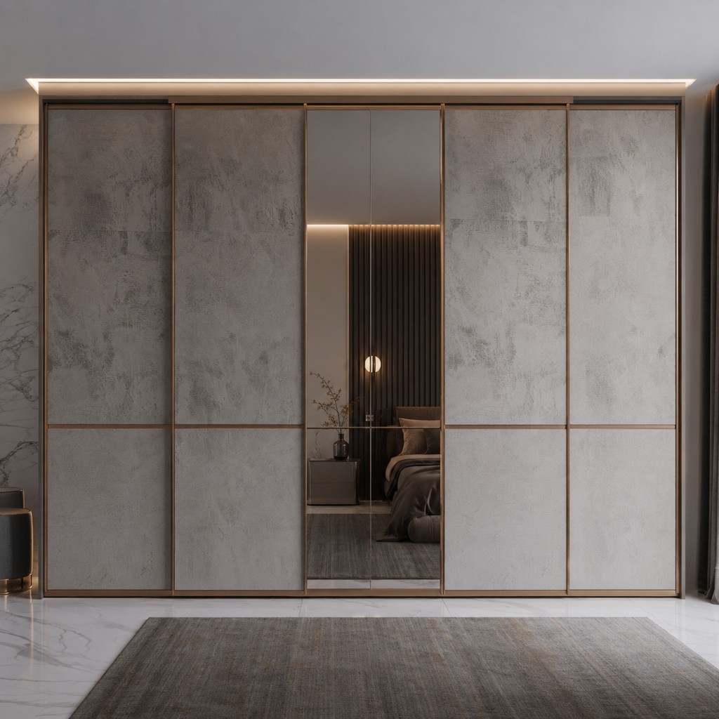 Stone Mirror Sliding