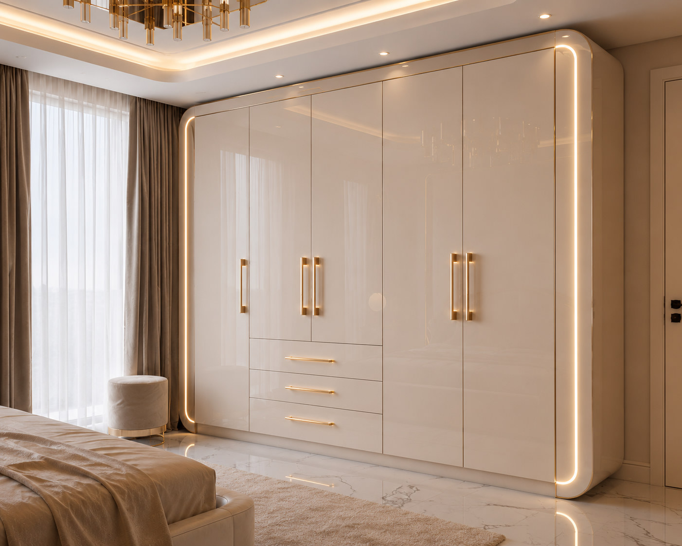 Acrylic wardrobe by Cuore